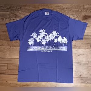 vintage single stitch Hawaii Palm Trees t-shirt hawaiian beach souvenir ocean